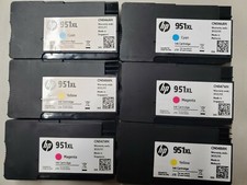 6-PACK HP GENUINE 951XL COLOR INK (NO RETAIL BOX)   New Without Retail Box picture