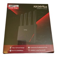 H3C Magic NX30 Plus AX3000 Wi-Fi 6 Router  160 MHz Bandwidth New  Sealed picture