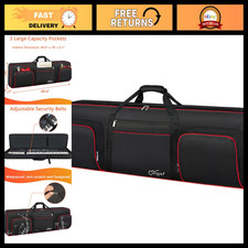 76-Key Keyboard Case with Soft Padding & Adjustable Shoulder Straps - Durable Pr picture