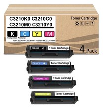 4 Pack C3210K0 C3210C0 C3210M0 C3210Y0 Toner Cartridge Use for C3224dw C3326dw picture