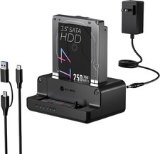 M.2 Nvme & SATA SSD/HDD Hard Drive Docking Station,  USB-C 10Gbps M.2 Nvme&Sata picture