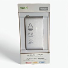 Moshi USB-C Multiport Adapter Thunderbolt 3 Compatible Silver NIB picture