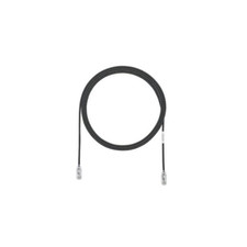 3 ft Panduit UTPSP3BLY 24 AWG Copper Cat 6 UTP Patch Cord Black picture