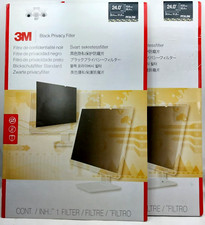 2x - 3M Widescreen Black Privacy Filter 24