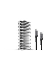 TERRAMASTER D1 SSD Pro 80Gbps M.2 NVMe Enclosure, up to 7061MB/s, Silver picture