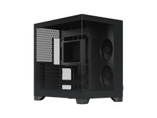 Fractal Design Pop 2 Vision Black - Dual-Chamber PC Gaming Case - Front and Side picture