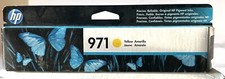 HP 971 OEM Yellow Printer Ink Cartridge CN624AM OfficeJet Pro X451 X551 X576 picture