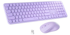 x UBOTIE Wireless Keyboard and Mouse Combo with 110 Round Keycaps, Power Switch, picture