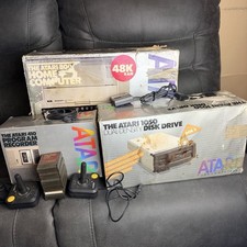 Atari Lot 800 Computer, 1050 Disk Drive, Program Recorder, Games, Controllers picture