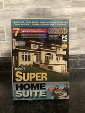 Punch Super Home Suite CD-ROM Win 95 And Up Used picture