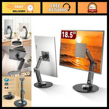 Portable Magnetic Monitor Stand, VESA Mount 75mm, 360° Swivel, Travel-Friendly picture