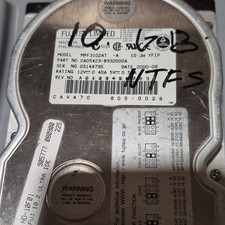 Fujitsu MPF3102AT 10.2GB 3.5in IDE Internal Desktop Hard Drive Silver picture