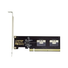 NFHK Dual Slimline SFF-8654 8X 4 NVME to PCIE Express 3.0 4.0 Raid Card VROC ... picture
