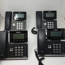 4X Yealink Prime Business Phones SIP-T53W With Stands & Receivers NO AC ADAPTERS picture