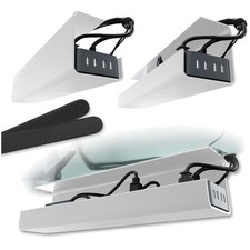 Efficient Cord Management Tray - Under Desk Organizer, 2pcs picture