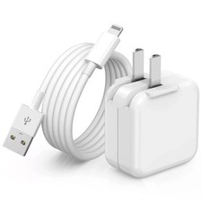 NEW 12W Genuine Wall Charger Apple iPhone iPad iPod touch Pro Air Mini A1489 /90 picture