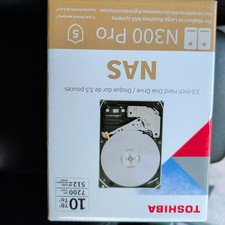 Toshiba N300 Pro 10TB NAS Hard Drive SATA 3 6Gb/s 7200 RPM 512MB Cache  picture