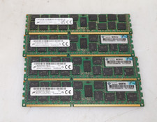 Lot 4x 16GB (64GB) Micron MT36KSF2G72PZ PC3L-12800R DDR3 ECC RDIMM Server RAM picture