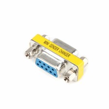 9 Pin RS-232 DB9 Female to Female Serial Cable Gender Changer Coupler Adapter US picture