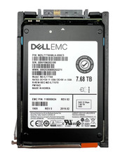 005052556 EMC 7.68TB SAS 12G 2.5 Samsung MZ-ILT7T6A FLASH SSD 118000634 98%+ 520 picture
