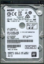 HTS721010A9E630 P/N: 0J22423 MLC: DA6326 CHINA JUL-15 HGST 1TB picture