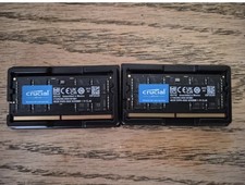 Crucial 96GB Kit (2x48GB) DDR5 5600MHz SODIMM Laptop CT48G56C46S5 Tested 💯🔥 picture