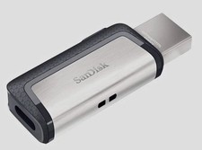 SanDisk Ultra Dual Drive 128GB USB-C/USB-A USB 3.1 Gen 1 Retractable picture