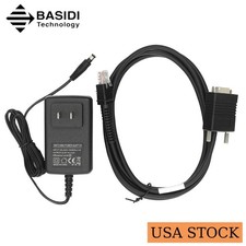 🔥RS232 DC12V 6.5FT 9PIN Serial Cable For Zebra DS3678 LI3678 Scanner US STOCK🔥 picture