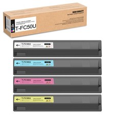 4 Pack T-FC50U Toner Cartridge Set CMYK for E-Studio 2555C 3055C 3555C 4555C picture