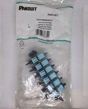 Panduit FAP6WAQDSCZ Panel 6 SC Duplex 12 Fiber MM OM3/OM4 Ceramic, Aqua picture