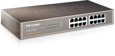 TP-LINK - 16-port Unmanaged Fast Ethernet Rackmount Desktop Switch - TL-SF1016DS picture