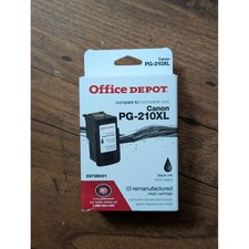 Office Depot Black Ink Cartridge for Canon PG-210XL 2973B001 picture