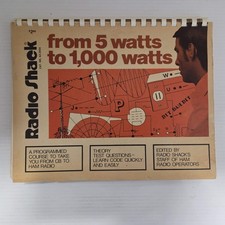 VTG 1974 Original Radio Shack From 5 Watts to 1000 Watts Amateur Ham Radio Book picture