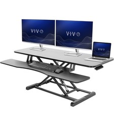 VIVO Black Height Adjustable 48