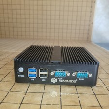 HUANANZHI Fanless Industrial Mini PC Computer 2 COM RS232 USB Industrial AS IS picture