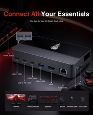 Steam Deck Dock, 11-in-1 RGB Docking Station for Steam Deck(OLED) & More picture