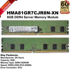SK Hynix 8GB 3200MHz DDR4 PC4-25600R 1Rx8 Server Memory RAM HMA81GR7CJR8N-XN picture