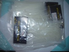 6 Pack - Smart Value Plastic Ties 120 pack x 6 - 4'' inch 720 pcs total WHITE picture