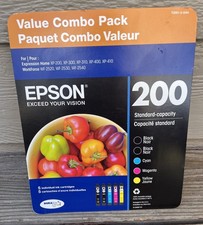 Epson 200 Combo Pack Ink Cartridges Black Cyan Magenta Yellow Expired picture