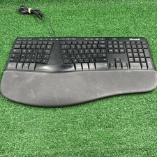 Microsoft Ergonomic Keyboard 1878 Wired USB 2.0 Black Tested picture