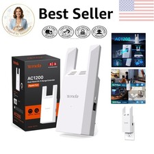 Boost Your WiFi - AC1200 Dual Band Extender with Ethernet Port & MU-MIMO picture
