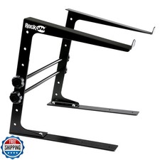 RockJam Portable DJ Laptop Stand with Adjustable Height, Anti-Slip Design, Wo picture
