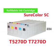 5 Empty Refillable Ink Cartridge T694 694 for T7270D T5270D Printer picture