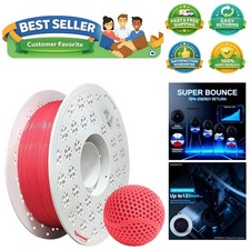 Rebound PEBA Filament 1.75mm - Ultra-Lightweight High Rebound 3D Printing Fil... picture