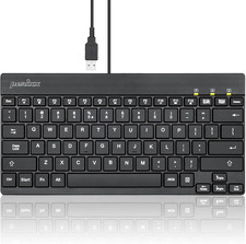 PERIBOARD-326 Wired Mini Backlit USB Keyboard with Low Profile Keys US E picture