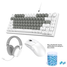AJAZZ AK820 Mechanical 75% Wired keyboard, three-mode mouse, gaming headset picture