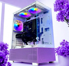 Custom RGB Purple Gaming Desktop PC Intel Core i7 Quad 32 GB SSD Nvidia RTX 5060 picture