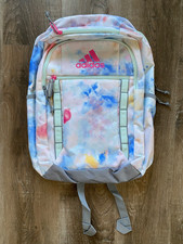ADIDAS~NEW~Excel 7 Backpack~Durable Large Athletic Laptop Bag~Multicolor Tie-Dye picture