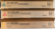 NIB  lot of 3 Ricoh Savin Lanier Toners  CYM MP C3501 MP  C3300 C3333 C9135 picture