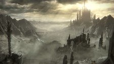 Landscape dark souls iii gothic video games castle Custom Gaming Mat Desk picture